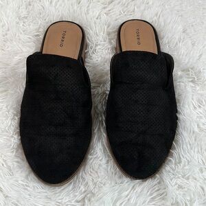 Torrid Black Heeled Loafer Slip on Shoes